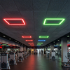 RGB LED 사각 프레임 천장 조명 기구, 4바 디자인
