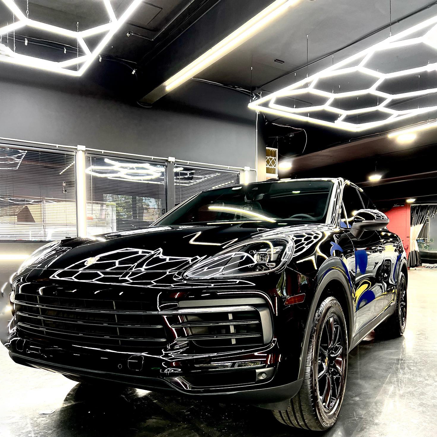 LED-Sechseckleuchten f&uuml;r Garagendetails, sechseckige LED-Deckenleuchten, Arbeitsleuchten