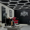 Luci da studio per dettagli auto a soffitto a nido d'ape a LED per garage