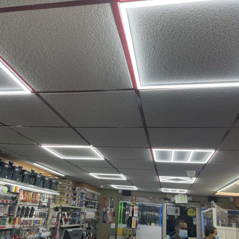 Luce LED quadrata dimmerabile a risparmio energetico, 3000K bianco caldo 4000K bianco naturale 6500K bianco freddo, apparecchio di illuminazione decorativa moderna