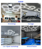 Luz LED hexagonal para garaje, 168 W, brillo ajustable con interruptor de tres paradas 6500 K