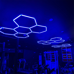 أضواء السقف LED السداسية RGB على شكل قرص العسل